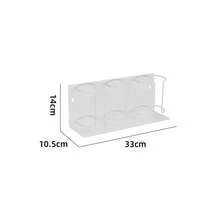 3/4 Cup Magnetic Storage Rack, Heavy Duty Carbon Steel Material, Strong Magnetic Cup Organizer, Multi-Functional Wall-Mounted Beverage Storage Rack, Suitable For Refrigerator, Kitchen, Bathroom, Toilet, Desk, Office, Camping Car, Garage, Wine Bottle, Mug, Insulated Cup - Multicolor - View 15