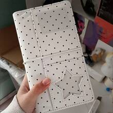 A6 Loose-Leaf Planner, Star Polka Dot Loose-Leaf Notebook, Replaceable Inner Pages, Daily Planner Memo Diary, Suitable For Work, Study, Office, Back To School Supplies, School Essentials And First Day Of School, Only Includes Cover And Inner Pages - Multicolor - View 4