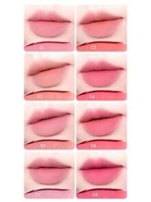 AMUSE Lip Gloss Velvet Halus 06, tekstur matte beludru, menutupi garis bibir, anti luntur, warna bibir dan pipi 2-in-1, warna tahan lama, desain praktis untuk touch-up. Kecantikan Korea, 3,3g / 0,11oz - CERI MAWAR - View 5