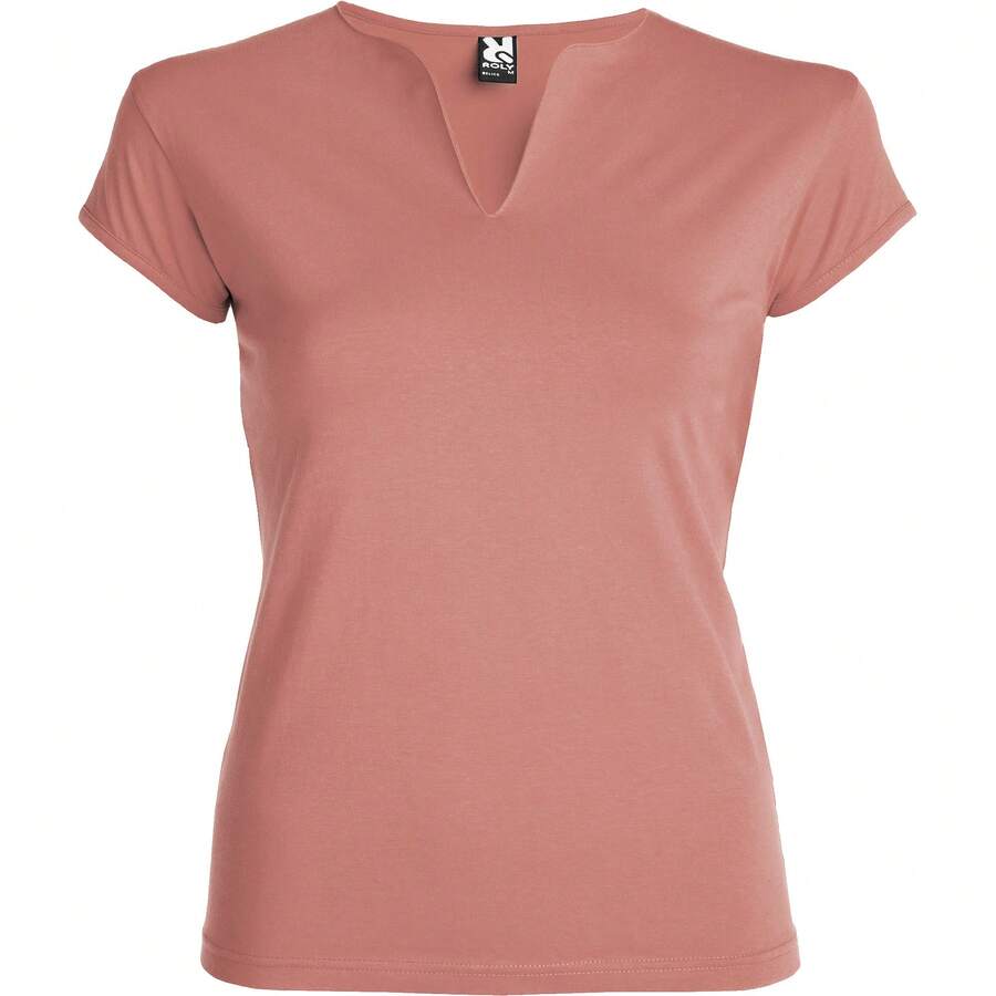 Roly Womens/Ladies Belice T-Shirt - Clay Orange - View 1