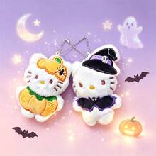 1 Buah Gantungan Kunci Liontin Halloween Sanrio Hello Kitt Hiasan Tas Kelelawar Figur Lucu Aksesori Kostum Dekorasi Pesta Kecil Hadiah Halloween - View 4