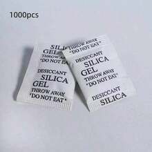 10/20/50/100/200/400 Packs - 1g Desiccant Beads Pack, For Storage, Moisture Absorption, Anti-Humidity, Reusable, Suitable For Jewelry, Camera, Clothing, Books, Iron Tools, Precision Instruments, Halloween, Christmas - White - View 17