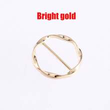 1/3/5pcs Multi Functional Alloy Buckle Set - Versatile, Matching, Can Shorten Length, Can Knot, Suitable For Scarves, Belts, Waistbands, And T-Shirts, Casual Style, Autumn Decoration - Multicolor - View 11