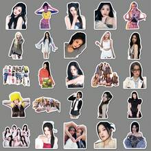 Hasbro 50pcs BABYMONSTER Graffiti Stickers, Korean Girl Group Star Decorative Stickers For Water Bottle, Phone Case, Notebook - Multicolor - View 4