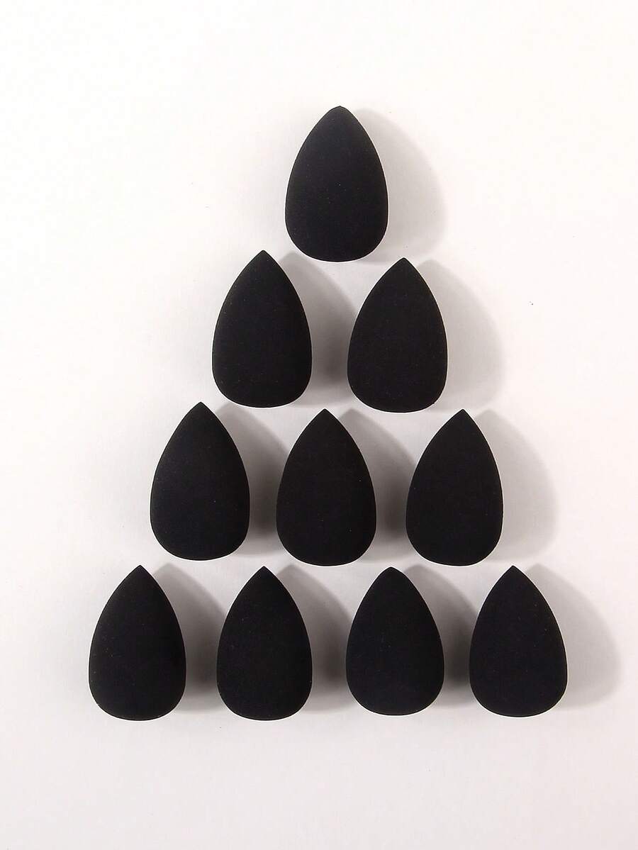 10Pcs Mini Makeup Sponge Set,Wet&Dry Dual‑Use Cosmetic Sponges For Concealer,Foundation&Detail Makeup,Portable Easy‑Storage