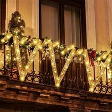 20/50/100LED Christmas Ribbon With Lights Battery Powered Indoor String Lights Xmas Tree Accessories Decoration For Christmas New Year - Christmas Ribbon Light String-battery - View 7