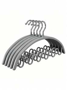 Wavy Accessory Hangers, Space-Saving Non-Slip Closet Organizer For Tank Tops, Scarves, Belts And Camisoles - Multicolor - View 2