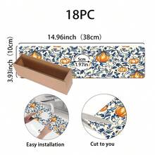 1pc Thanksgiving Faucet Mat, Pumpkin Pattern, Sink Faucet Absorbent Pad, Drainage Mat, Suitable For Kitchen, Bathroom Sink, Countertop, Drainage Pad, Diatomaceous Earth Material, Trimmable, Quick-Dry Mat - Multicolor - View 11