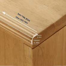 1pc 5m/10m Transparent Anti-Collision Strip, Table Corner Protector, Transparent Home Corner Guard Edge Strip - A - View 3