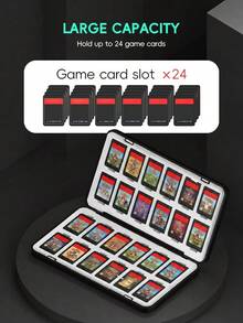 DATA FROG 24格 Switch 遊戲卡收納盒 - 輕巧旅行收納盒，相容於 Switch 主機 - 查看 7