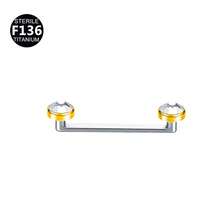 1 buah Kuku Implan Kulit Sudut Siku Dua Ujung G23 Titanium Tertanam dengan Lapisan Berlian Ceko, Perhiasan Tusuk Paduan Titanium - Penanaman kuku (1 set) - View 50