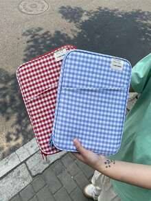1pc Crossbody Laptop Bag, Suitable For 13-14 Inch Laptops, Compatible With 9.7-11 Inch Tablets, Pro/Air/Mini, Multi-Layer Shockproof Protective Case, Korean Style, Large Capacity Tablet Sleeve, Ideal For Office, School And Commuting Use, Protects Computer Safety, Thoughtful Gift For Friends - Multicolor - View 2