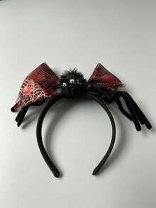 Spider Web Headband Halloween Creative Funny Hair Accessory Party Cosplay - Multicolor - View 6