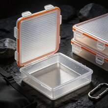 4-Slot 18650 Battery Storage Box, Transparent PP Waterproof Battery Case, Dustproof & Moisture-Proof Protective Carrying Box, Suitable For 18650 Rechargeable Batteries, Portable Battery Storage Container - White - View 4