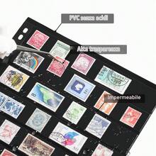 10 fogli di pagine per album di francobolli 7 tasche 7,7 x 1,35 pollici - 10 Fogli Neri[20 Pagine] - Visualizzare 4