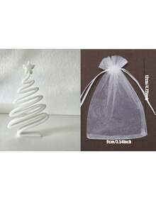 Minimalist Modern Small Christmas Tree Tabletop Decor - Elegant Compact Xmas Tree Ornament With Branches & Suitable For Living Room, Dining Table, Hallway, Cabinet - Lightweight Plastic Holiday Decoration For Small Spaces, Year-Round Use - One Size Fits All - View 13