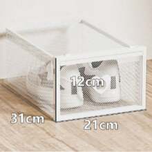 1pc Stackable Side‑Open Shoe Storage Box, Ventilated Back Panel Shoe Organizer, Moisture‑Proof Mold & Odor Resistant Sneaker Storage Container, Easy To Assemble Space‑Saving Clear Shoe Case For Closet Bedroom Entryway Footwear Organization - Multicolor - View 5