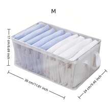 1pc Transparent Stackable Lidless Storage Box, Large Capacity With Handle, Space-Saving, Convenient For Organization, Multi-Functional Thickened Transparent Storage Organizer, Suitable For Home - Transparent 2 - View 11