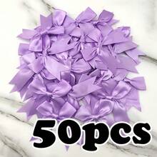 (50pcs/Box) Handmade Bows DIY Clothing Accessories, Gift Packaging, Christmas Decoration, Handmade DIY Materials, Christmas Decoration - Multicolor - View 24