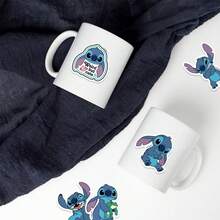 asmodee 100pcs Stitch Cartoon Character DIY Stickers For Luggage, Notebook, Phone Creative Stickers - Multi-color - View 2