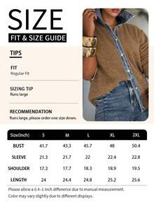 Women's  Knit Denim Panel Collared Cardigan: Long Sleeve Button Front - Ideal For Daily, Commute, Outings & Women's New Year Outfits - Olive Green - View 6