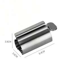 A Hygienic Manual Toothpaste Squeezer, Made Of 304 Stainless Steel, Designed For Easy Rolling. This Lightweight And Durable Bathroom Accessory Helps You Save Effort When Squeezing Toothpaste, Featuring A Stylish Metallic Appearance And Smooth Operation Experience - Squeezer - View 6