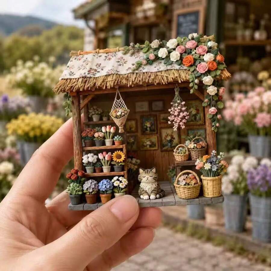 Creative Room Decor Fridge Magnets, 3D Embossed Personalized Cute Magnetic Stickers, Decorative Souvenirs, These Exquisite Fridge Magnets Are Perfect Creative Gifts For Decorating Kitchen, Whiteboard, Storage Cabinet, Refrigerator, And Home Decor - Style 1 - View 1
