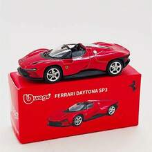 Bburago Series 1:64 Die-Cast Alloy Sports Car Model - Miniature Realistic Collectible Car, Birthday And Holiday Gift For Men - Multicolor - View 7
