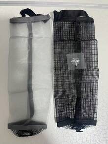 3/2/1pc Trash Bag Storage Hanging Bag, Wall-Mounted Drawstring Shoe Bag, Kitchen Plastic Bag Organizer, Woven Mesh Bag, Plastic Bag Storage Rack With Hanging Net, Suitable For School And Kitchen, College Student Storage And Organization (Random Color) - Multicolor - View 22