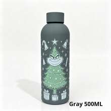 The Grinch 6 Colors Christmas Vacuum Insulated Water Cup, Joyful Christmas Style With Carrying Strap Stainless Steel , Double-Wall Reusable Travel Tumbler, Winter Holiday Christmas Gift - Multicolor - View 10