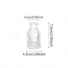 1/6/12pcs-Transparent Glass Mini Vase Set, Perfect For Flower Arrangement And Aromatherapy. Ideal For Halloween, Christmas, Wedding, Party And Other Holiday Decor. Can Be Placed In Patio, Living Room And Other Home Decor Spaces. - Decorative Vase - View 10