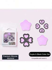 DATA FROG Switch 2 NS2 Silicone Button Cover And Thumb Grip Heart Design Accessories - View 11