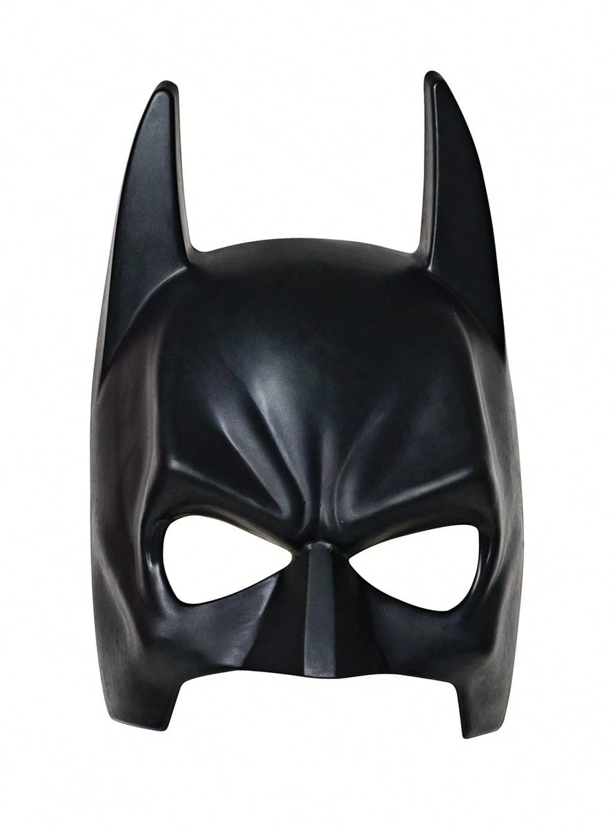 Rubies Batman قناع باتمان للأطفال، قناع بطل خارق رسمي بتصميم واقعي باللون الأسود، مثالي للهالوين والكرنفال والكوسبلاي وحفلات الأزياء - الخيار 1 - مشاهدة 1