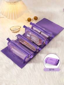 4-In-1 Detachable Makeup Bag. Can Be Used To Organize And Store Cosmetics,Makeup Bag, Large Capacity Makeup Bag,Cosmetics Storage Box,Makeup Brush Storage Bag,Large Capacity Storage Bag,Holiday Essentials,Travel Bag,Travel Essentials,Gifts For Women - Multicolor - View 10