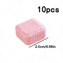 10/20pcs Pink Foaming Descaling Cleaning Tablets, Effervescent Descaling Tablets, Deep Cleaning Agent For Electric Kettles And Hot Water Pots To Remove Dirt And Mineral Scale, Practical Kitchen Cleaning Supplies - Multicolor - View 10