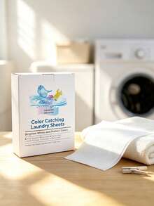 100pcs Color Catcher Laundry Sheets, High-Efficiency Dye Absorbing Sheets For Washing Machine, Prevent Dye Transfer And Color Bleeding, Keep Clothes Bright And Fresh, Disposable Non-Woven Fabric Color Absorbing Sheets, Suitable For Daily Home Laundry - Multiple Styles - View 6