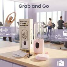 USB Rechargeable Portable Blender With 16 Stainless Steel Blades - 500ml Capacity, Powerful Motor, Travel Lid And Detachable Design, Suitable For Smoothies, Milkshakes, Ice Cream, Home, Kitchen, Gym - Compact And Lightweight, Smoothie Dedicated Blender, Built-In 1500mAh Rechargeable Battery - Multicolor - View 13