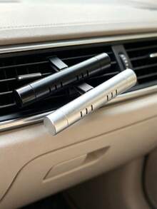 Car-Mounted Aromatherapy Spray Holder - Aromatherapy Diffuser Holder - Air Freshener - Car Decorative Accessory - Interior Fragrance Decoration - Comes With 10 Cotton Swabs - Suitable For Car, Office, Kitchen And Indoor Aromatherapy Treatments - A - View 2