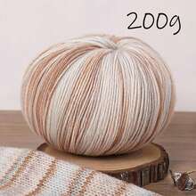 4pcs/Pack Multicolor Gradient Blended Yarn, Multi-Color Crochet And Knitting Yarn, Fluffy And Soft, Rainbow-Like Colors, Suitable For Various Crochet Crafts, Cloud-Like Multicolor Rainbow Gradient Space-Dyed Air Yarn, Suitable For Knitting And Crochet - Yarn - View 41