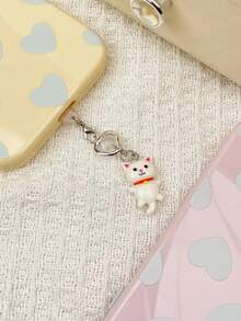 1PC Cute Heart Cat Pendant Phone Tablet Charging Port Waterproof Anti-Fouling Decorative Plug - Suitable For Type-C Charging Port - Multicolor - View 6