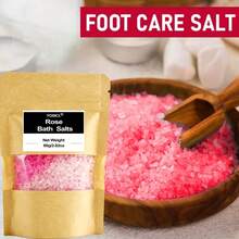 1/2/3 Packs Rose-Infused Sea Salt Foot Soak - 80g, Deep Cleansing & Moisturizing Bath Bomb For Dry, Cracked Feet - Perfect Gift For Women - Various Style - View 5
