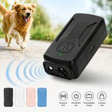 Portable Ultrasonic Dog Repeller With Flashing Light And 40kHz Sound Wave, USB Rechargeable, 300mAh Battery, Mini One-Button Anti-Bark Training Device, Suitable For Walking, Jogging And Outdoor, Portable Pocket Size For Travel - Multicolor - View 6