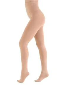 1pc 80g/200g/300g Women's Natural Skin Tone Tights, Non-High Waist, Elastic Tight Fit, Suitable For Spring/Autumn/Winter Daily Business Wear - Apricot - View 7