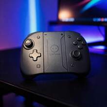 LinYuvo Wireless Game Controller, Compatible With Switch/OLED/Lite, With 2 Controller Buttons, RGB Lighting Colors, One-Click Rapid Fire, Function Macro, Adjustable Dual Vibration Motors, High-Precision Six-Axis Motion Sensing, Programmable Mapping Function - View 8