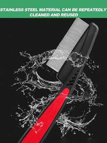 1pc Fine-Toothed Combs For Adults, Help Remove Lice And Dandruff - Multicolor - View 6