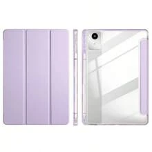 This 3-Fold Tablet Protective Case Is Made Of High-Transparent Acrylic Material, With A Built-In Pen Slot, Compatible With Xiaoxin Tab11 (2024) / Red SE 11 Inch / Red Pad Pro / Air 5 / 10th Generation / 11th Generation / Xiaoxin Pad 11 (2025) Tablets, And Equipped With A Multi-Functional Stand. - Three-fold High Transparency - View 14