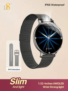 D8 Curved Screen Smartwatch,Ultra-Thin Dual-Sphere Lightweight & Agile Body,1.32-Inch High-Brightness Strong Light AMOLED Touchscreen,IP68 Waterproof, Suitable For Swimming, Running, Sports, Android/IOS Users All-Day Fitness Tracking Smart Wristwatch - View 14