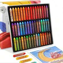 48/36/24/12pcs Vibrant Oil Pastel Set - Rich, Creamy Texture, Suitable For Artists, Beginners And Students - Ideal For Painting, Sketching And Mixed Media Art, Unleash Their Creativity - Multicolor - View 2