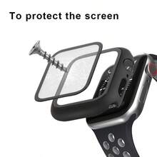 3pcs/Set Hard PC Tempered Glass 2-In-1 Protective Case For Apple Watch 40mm 41mm 42mm 44mm 45mm 46mm, Anti-Drop Anti-Scratch Full Coverage Protective Cover For Apple Watch Ultra SE Series 11 10 9 8 7 6 5 4, Touch Sensitive Smart Watch Protective Case For Men And Women, 3-Color Set - Black+Blue+Silver - View 4