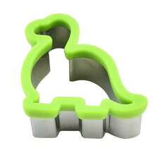 4pcs Colorful Sandwich Cutter Cookie Cutter Set Dinosaur Heart Star Bear Sandwich Knife Cookie Cutter Vegetable Cutter Cookie Bento Mold - View 16